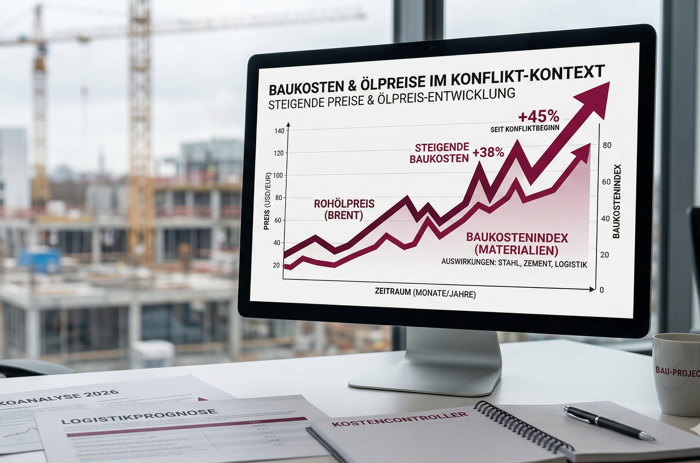 Baukosten & Ölpreise im Konflikt Kontext